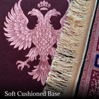 Christliche Gebetsmatte (Byzantinischer Adler) 100x50cm