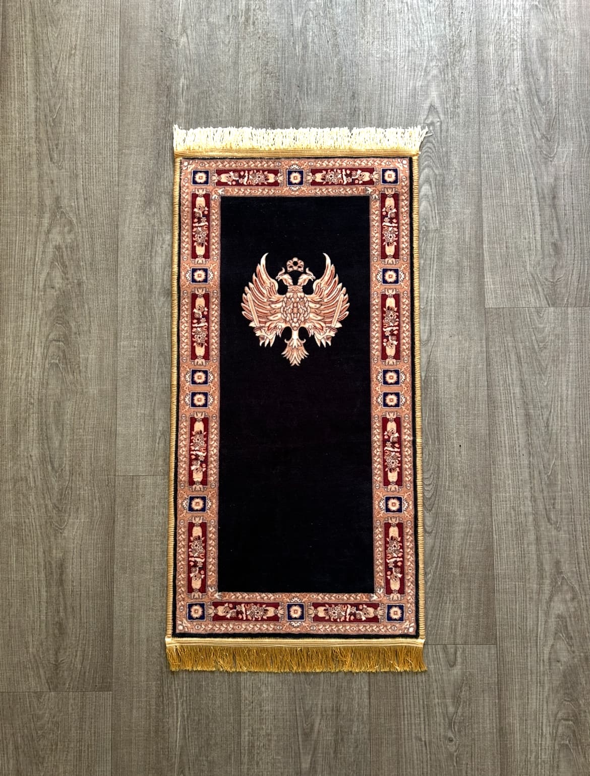 Christliche Gebetsmatte (Byzantinischer Adler) 100x50cm
