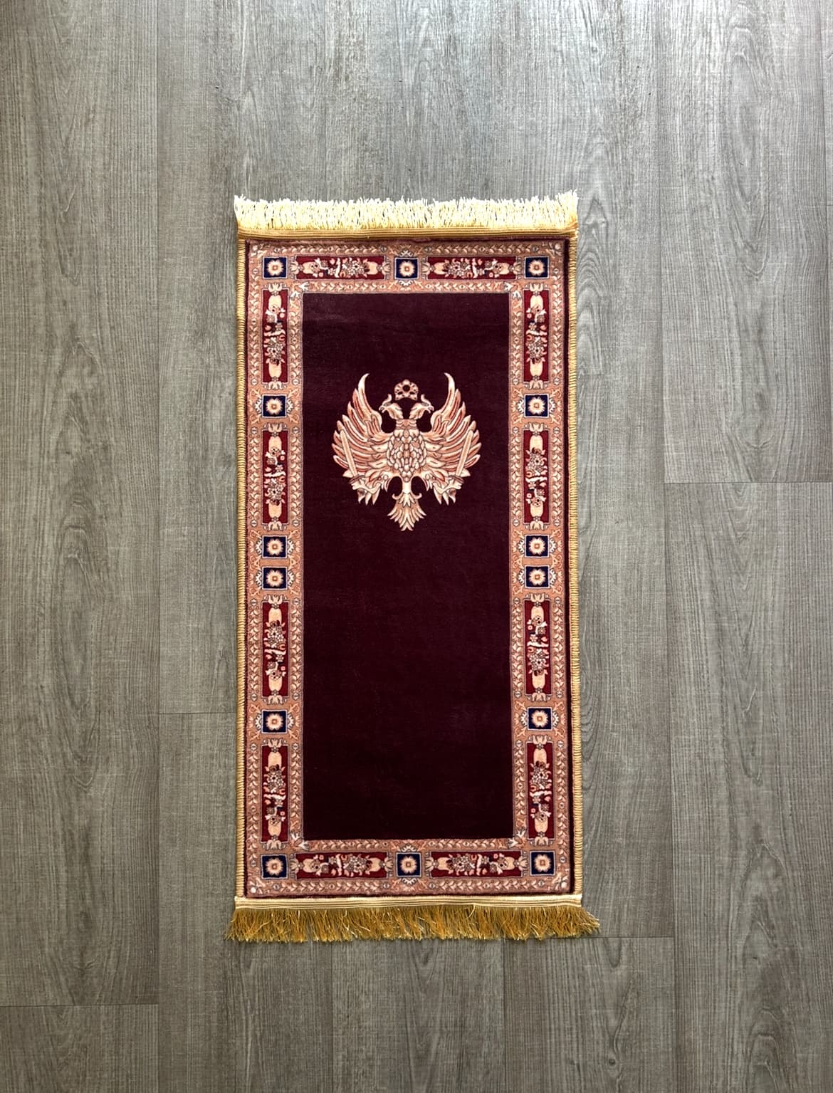 Christliche Gebetsmatte (Byzantinischer Adler) 100x50cm